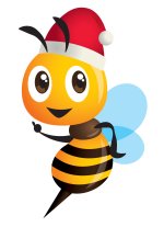 cartoon-cute-bee-wearing-christmas-hat-with-hand-pointing-vector.jpg