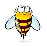 cartoon-bee-illustration-tired-cute-white-78895800.jpg