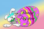 BUONA PASQUA CON CONIGLIO PITTORE UOVO.jpg
