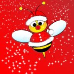 cartolina-di-natale-con-un-ape-11683664.jpg